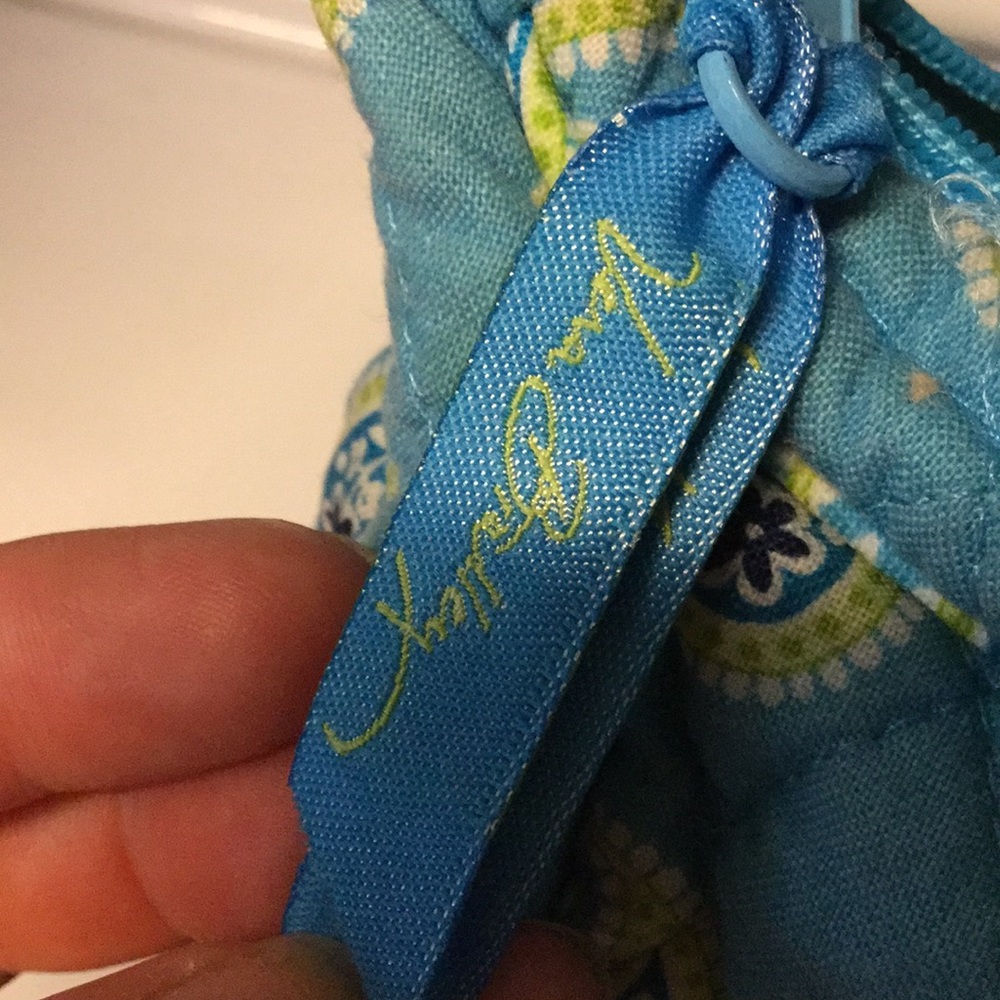 Blue and green Vera Bradley paisley purse - Picture 5 of 5